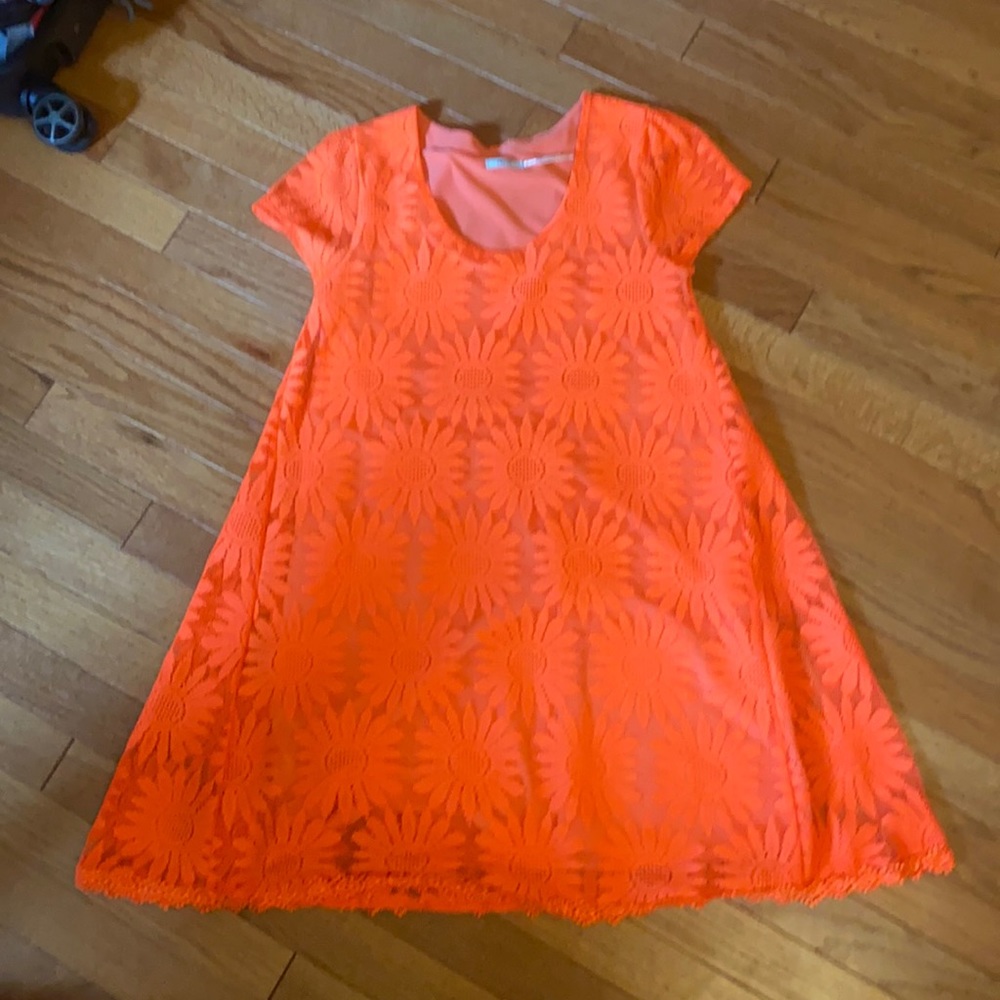 Neon Orange Kimchi Blue dress — barely worn!